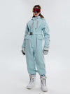 Arctic Queen Stripe Mountain Infinity Einteiler-Schneeanzug für Damen, Ski-Overall