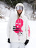 Snowall Unisex Gangster Swagger Snowscape Wasserabweisender Hoodie für Damen und Damen, Damen und Herren, mit Schneeflockenmotiv