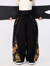 Damen Hyper Flux Color Graffiti Panel Reflective Line Jogger Baggy Snow Pants