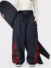 Damen Hyper Flux Color Graffiti Panel Reflective Line Jogger Baggy Snow Pants
