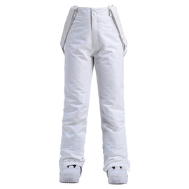 Damen-Winter-Schneehose „Mountains Aurora White“ mit Isolierung