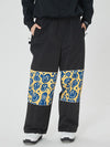 Swaggy Damen-Cargo-Schneehose mit reflektierenden Knie-Einsätzen