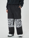 Swaggy Damen-Cargo-Schneehose mit reflektierenden Knie-Einsätzen