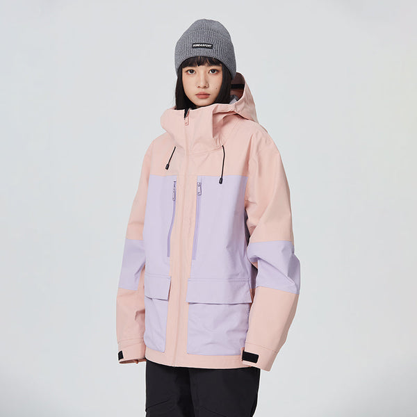 Searipe SnowBound Color Block Mountain Snowboardjacke für Damen