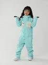 Kinder Air Pose Winter Warrior Einteiler-Schneeanzug im Blockdesign