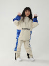 Kinder Air Pose Anorak-Schneeanzug mit Blumenmuster – Skijacke und Hose