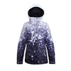 SMN Mountain Freeze Damen-Winter-Snowboardanzug mit buntem Print, wasserdicht