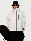 UrbanCraft Street Utility Freestyle Schneejacke für Damen – Reflektierende Kapuze & Arbeitskleidungsdesign