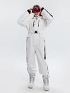 Arctic Queen Stripe Mountain Infinity Einteiler-Schneeanzug für Damen, Ski-Overall