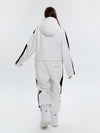 Arctic Queen Stripe Mountain Infinity Einteiler-Schneeanzug für Damen, Ski-Overall