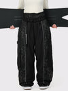 Wild Motion Damen-Schneehose mit reflektierendem Farbblock-Design und extra weitem Schnitt