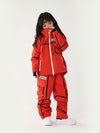 Kinder Air Pose Mountain Breaker Cargo-Schneeanzug mit Streifen – Skijacke und Hose