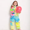 Blue Magic wasserdichter, farbenfroher Einteiler-Overall für Kinder, Skianzug, Winteroverall