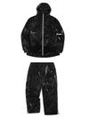 Mountain Beast Damen-Schneeanzug-Sets aus schwarzem Graphen-Material (3 Lagen)