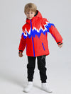 Wasserdichte Schneejacke mit Entendaunen für Mädchen und Jungen