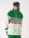 Damen-Unisex-Winteranorak mit reflektierenden, farbenfrohen Elementen, Vector-Aromak und Snowboardjacke