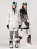 Damen-Unisex-Winteranorak mit reflektierenden, farbenfrohen Elementen, Vector-Aromak und Snowboardjacke