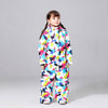 Mädchen Einteiler Neuer Stil Modischer Skianzug Winter Jumpsuit Schneeanzug.