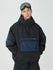 Herren Winter Bomber Baggy Snowboardjacke mit großen Cargotaschen Schneemantel
