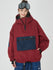 Damen Winter Bomber Baggy Snowboardjacke mit großen Cargotaschen Schneemantel