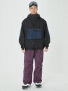 Herren Winter Bomber Baggy Schneejacke mit praktischen Cargotaschen und passender Snowboardhose