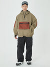 Herren Winter Bomber Baggy Schneejacke mit praktischen Cargotaschen und passender Snowboardhose