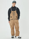 Herren Mountain Freerider Swag Cargo Snowboard Bib Overalls Baggy Snow Pants
