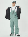 Herren Mountain Freerider Swag Cargo Snowboard Bib Overalls Baggy Snow Pants