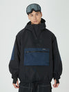 Herren Winter Bomber Baggy Snowboardjacke mit großen Cargotaschen Schneemantel