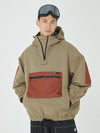 Herren Winter Bomber Baggy Snowboardjacke mit großen Cargotaschen Schneemantel