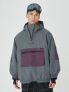 Herren Winter Bomber Baggy Snowboardjacke mit großen Cargotaschen Schneemantel