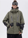 Chillform Glow Trail Reflektierende Camo-Schneejacke für Damen
