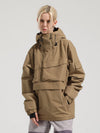 Gsou Snow Winter Action Anorak Cargo Schneejacke für Damen