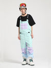Damen Skihose mit Trägern Gsou Snow Mountain Discover Colorblock