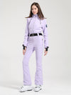 Gsou Snow Classic Flare Skianzug für Damen mit Gürtel
