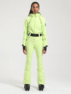 Gsou Snow Classic Flare Skianzug für Damen mit Gürtel
