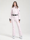 Gsou Snow Classic Flare Skianzug für Damen mit Gürtel