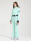 Gsou Snow Classic Damen-Skianzug mit Gürtel und ausgestelltem Bein