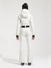 Gsou Snow Classic Damen-Skianzug mit Gürtel und ausgestelltem Bein