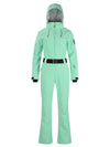 Gsou Snow Classic Damen-Skianzug mit Gürtel und ausgestelltem Bein