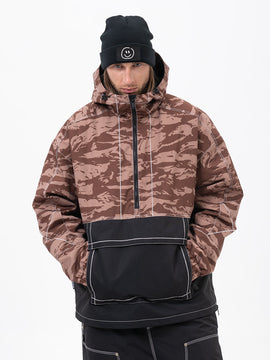 Mountain Vibe Streetstorm Pullover Camo Snowboardjacke für Herren – Ganzjahresjacke