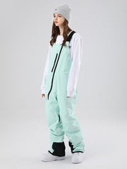 Searipe Damen-Winter-Schneehose mit schrägem Reißverschluss