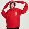 Doorek Unisex Niedlicher Hasen-Schnee-Hoodie - Lange Ohren-Verzierung