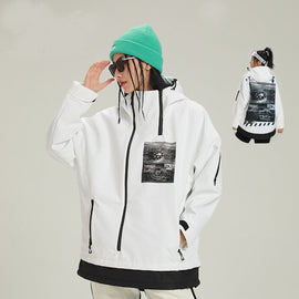 Trendige Damen-Thermo-Anorak-Schneejacke