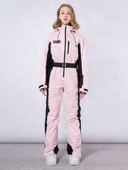 RAWRWAR Chic Gürtel-Skianzug für Damen, einteilig