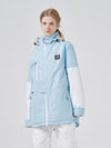 RAWRWAR Herren-Winterparka mit Farbblockärmeln und Powder Space-Design
