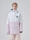 RAWRWAR Winter Infinity Colorblock Parka Schneejacke für Damen