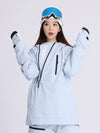 Cosone Damen-Outdoor-Sport-Snowboardjacke mit schrägem Reißverschluss