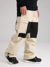 Searipe Winter Freerider Colorblock Cargo-Schneehose für Herren