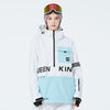 Mountain Peak SnowGuard Damen-Anorakjacke mit halbem Reißverschluss